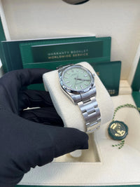 Thumbnail for Rolex New 2025 Release Oyster Perpetual 31mm Stainless Steel Pistachio Dial 277200 - WatchesOff5thWatch