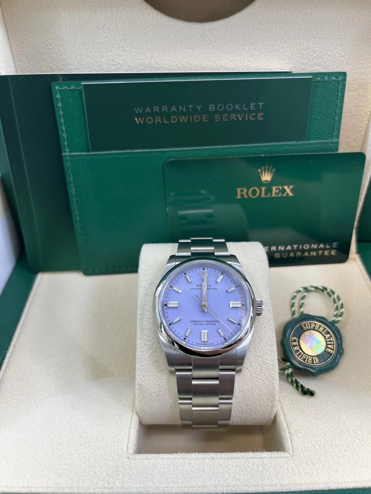 Rolex New Release 2025 Oyster Perpetual Stainless Steel Lavendar Rolex New Release 2025 Oyster Perpetual Stainless Steel Lavendar