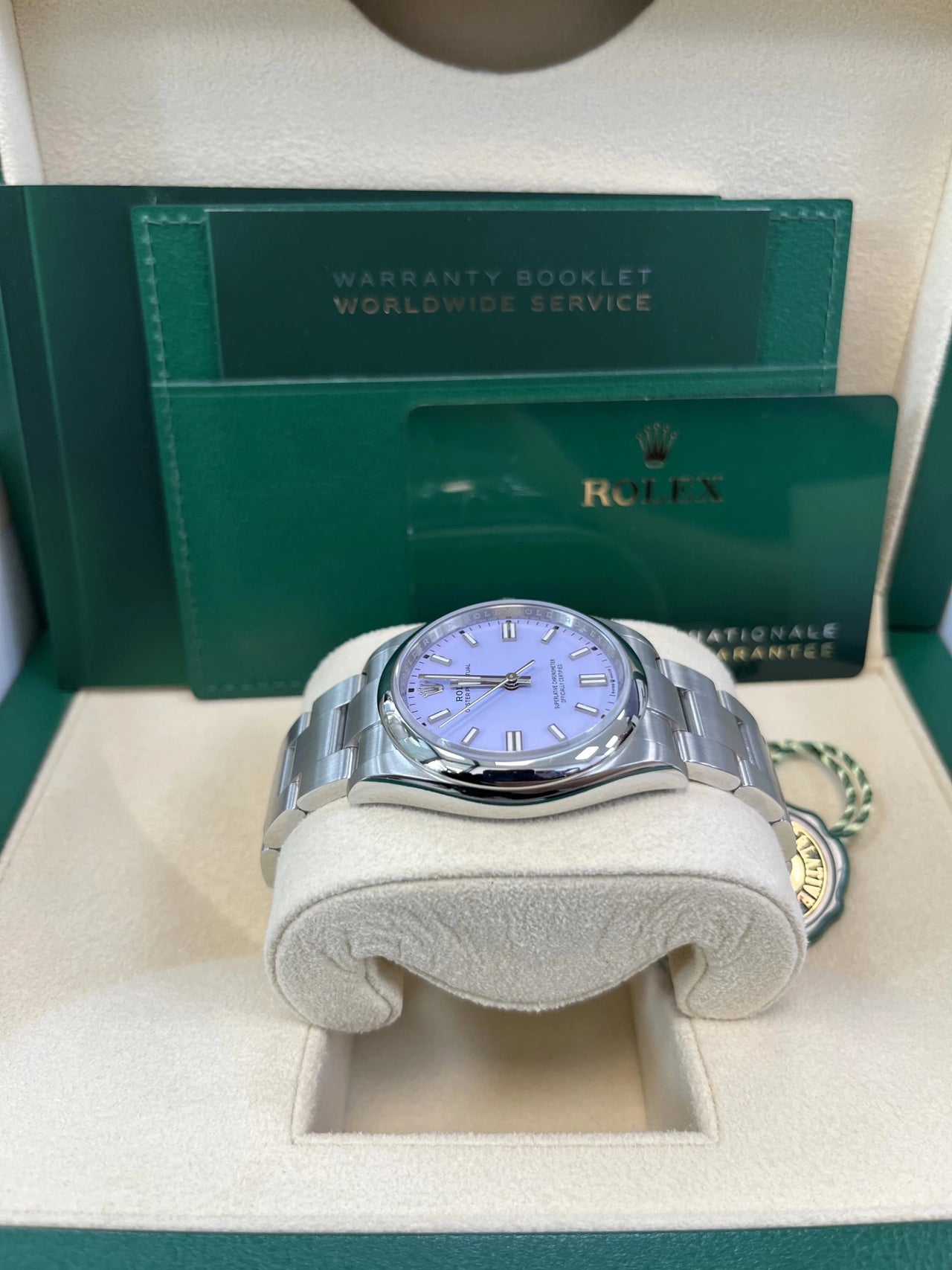 Rolex New Release 2025 Oyster Perpetual Stainless Steel Lavendar Rolex New Release 2025 Oyster Perpetual Stainless Steel Lavendar