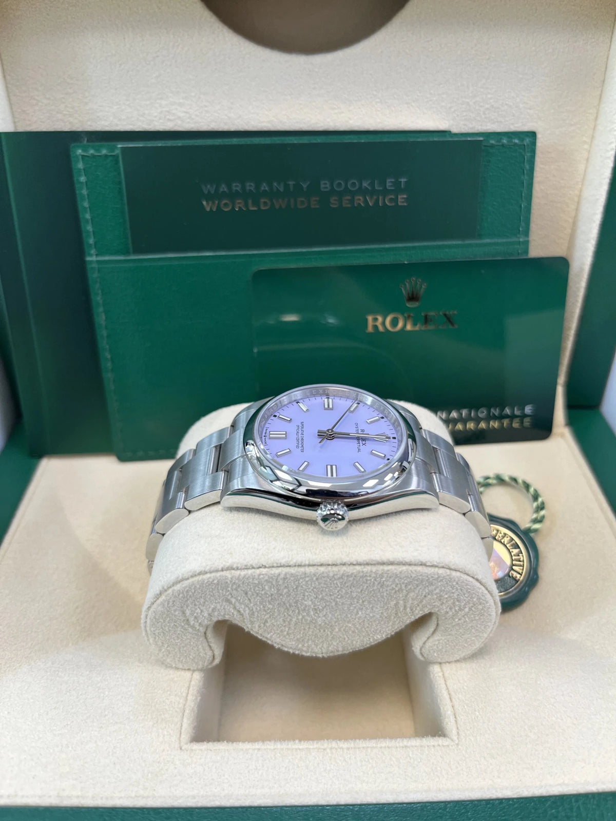 ROLEX 財布 - 新品 (NEW) Rolex New Release 2025 Oyster Perpetual Stainless Steel Lavendar