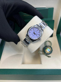 Thumbnail for Rolex Oyster Perpetual 31 New 2025 Release Oyster Perpetual 31mm Stainless Steel Lavender Dial (Ref 277200) - WatchesOff5thWatch