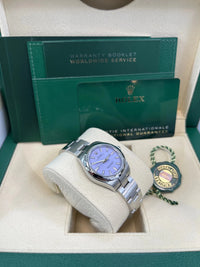 Thumbnail for Rolex Oyster Perpetual 31 New 2025 Release Oyster Perpetual 31mm Stainless Steel Lavender Dial (Ref 277200) - WatchesOff5thWatch
