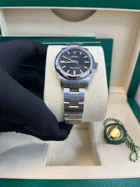 Thumbnail for Rolex Oyster Perpetual 31mm Bright Black Dial Steel Reference 277200 - WatchesOff5thWatch