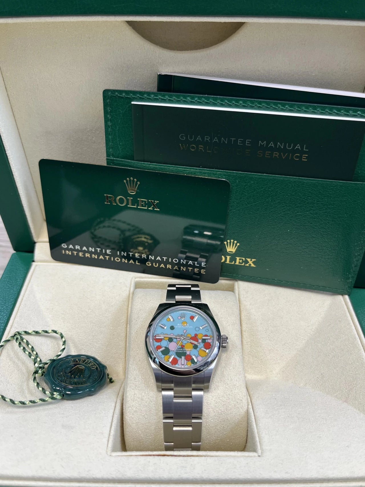 Rolex Oyster Perpetual 31mm Celebration Dial 277200 Stainless Steel - WatchesOff5thWatch