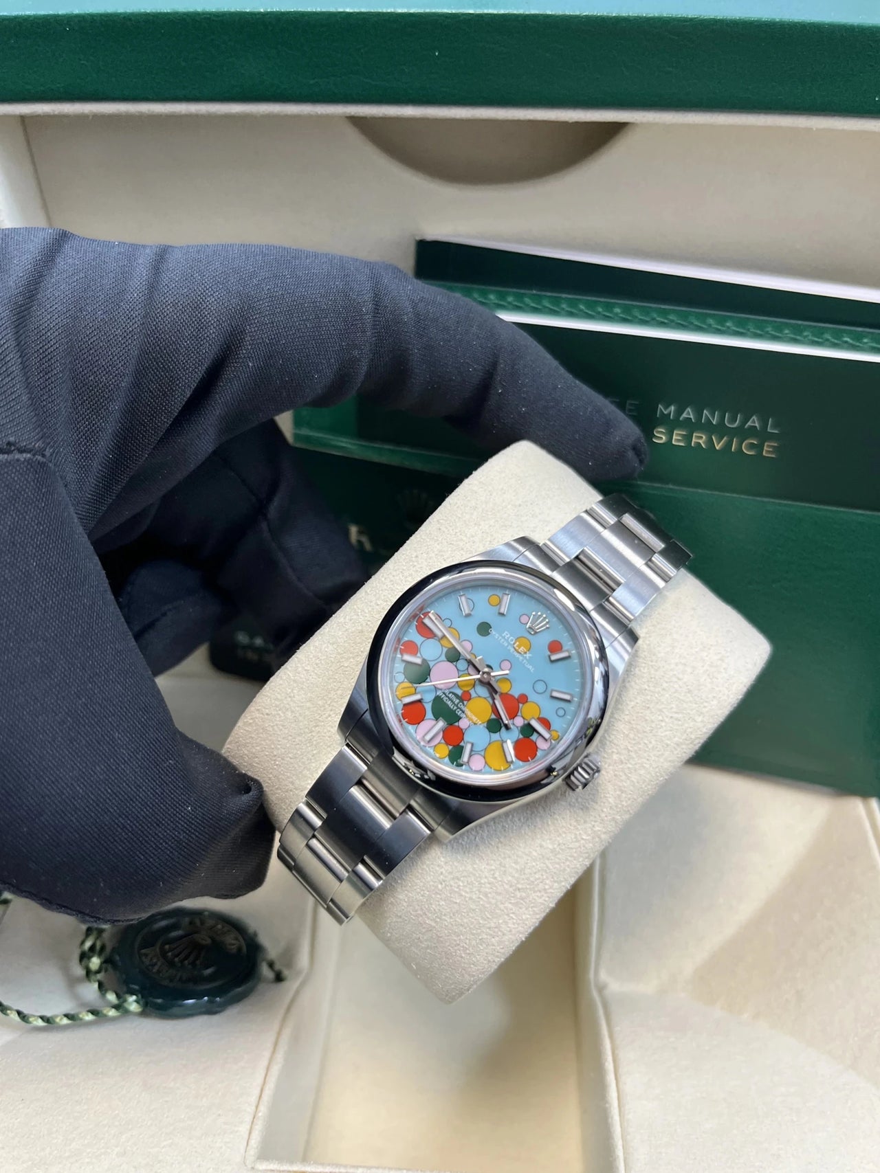 Rolex Oyster Perpetual 31mm Celebration Dial 277200 Stainless Steel - WatchesOff5thWatch