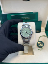 Thumbnail for Rolex Oyster Perpetual 34 mm Pistachio Dial 124200 - WatchesOff5th