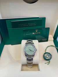 Thumbnail for Rolex Oyster Perpetual 34 mm Pistachio Dial 124200 - WatchesOff5th