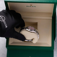 Thumbnail for Rolex Oyster Perpetual 34mm Oystersteel Candy Pink Dial Smooth Bezel Oyster Bracelet (Ref 124200-0009) - WatchesOff5thWatch