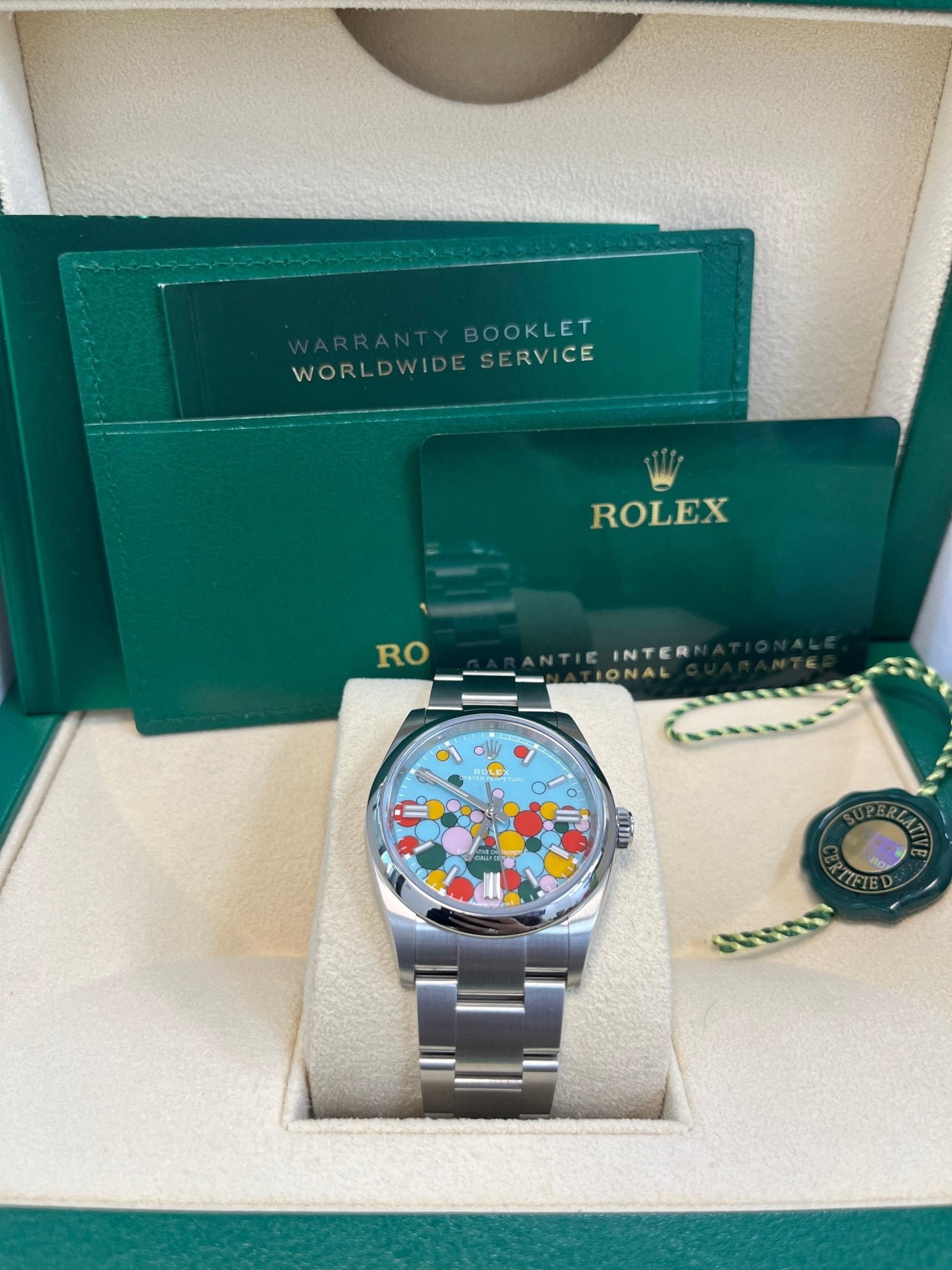 c*r様 ROLEX oyster 上海100周年記念 ノベルティセット Rolex Oyster Perpetual 36mm Celebration Dial Steel 126000