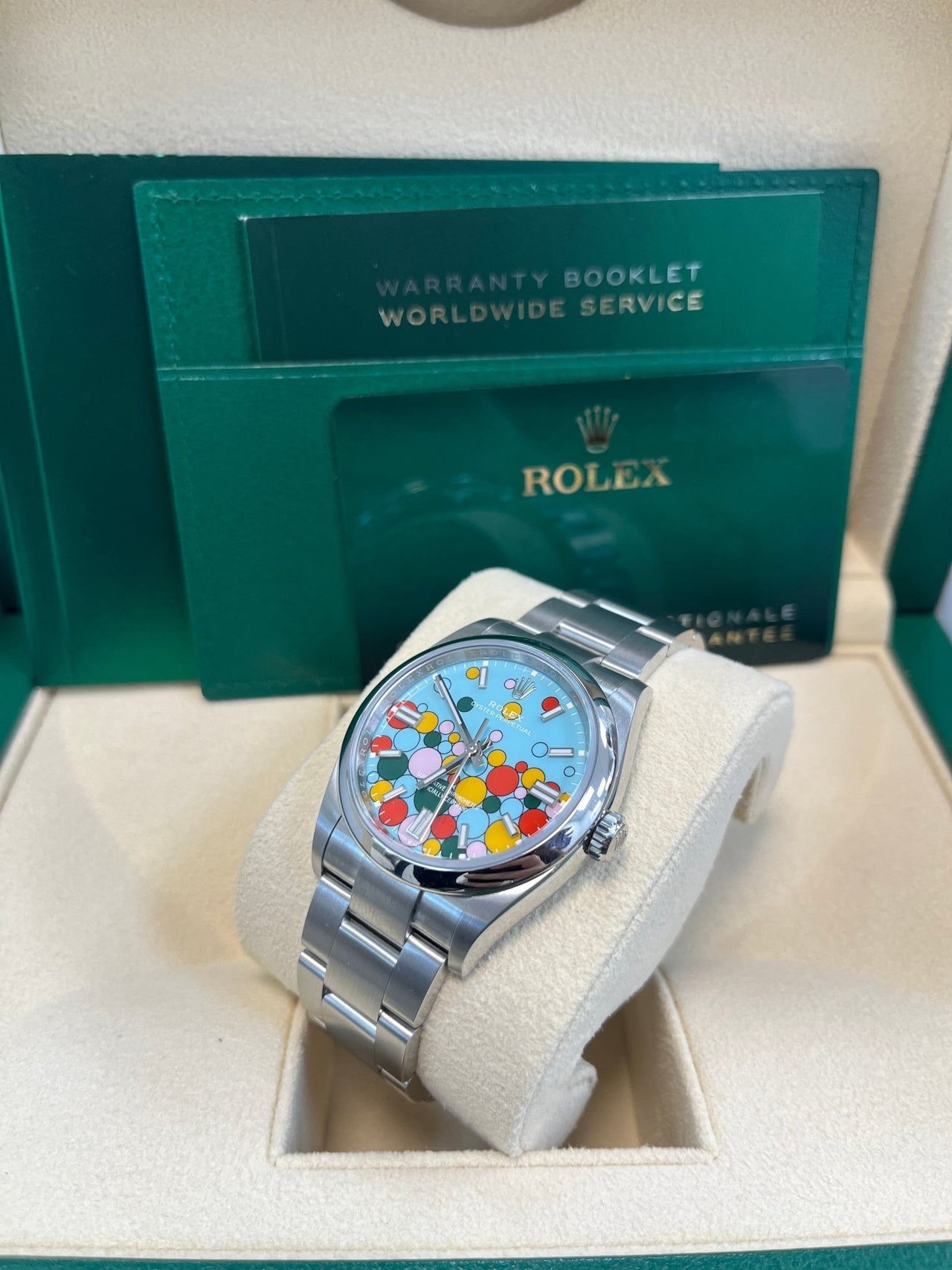 Rolex Oyster Perpetual 36mm Celebration Dial Steel 126000 - WatchesOff5th