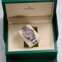 Thumbnail for Rolex Oyster Perpetual 36mm Oystersteel Multicoloured Jubilee Dial Smooth Bezel Oyster Bracelet 2026 New Release (Ref 126000-0016) - WatchesOff5thWatch