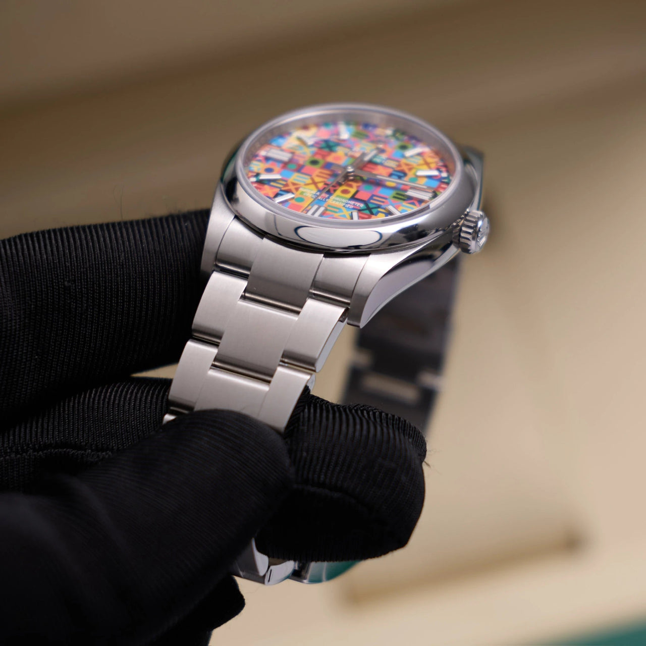 Rolex Oyster Perpetual 36mm Oystersteel Multicoloured Jubilee Dial Smooth Bezel Oyster Bracelet 2026 New Release (Ref 126000-0016) - WatchesOff5thWatch