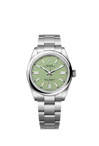 Thumbnail for Rolex Oyster Perpetual New Release 2025 Oyster Perpetual Stainless Dial 41mm PISTACHIO (Ref 134300) - WatchesOff5thWatch