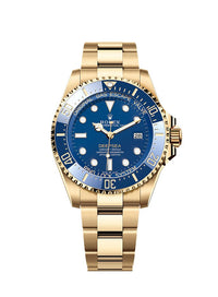 Thumbnail for Rolex Sea - Dweller Deepsea 44mm Yellow Gold Blue Dial 136668LB - WatchesOff5th