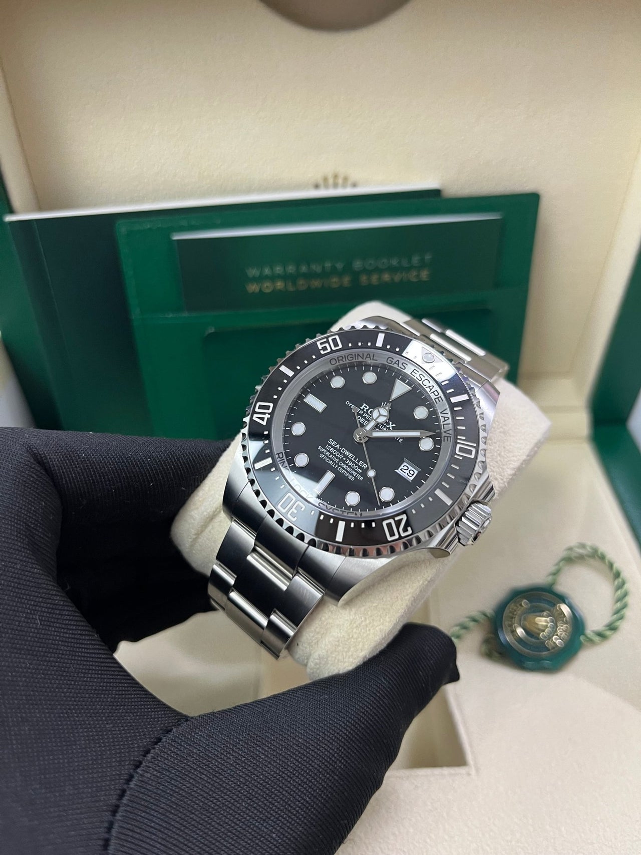 Rolex Sea - dweller Deepsea Black Dial Oyster Bracelet 136660 - WatchesOff5thWatch