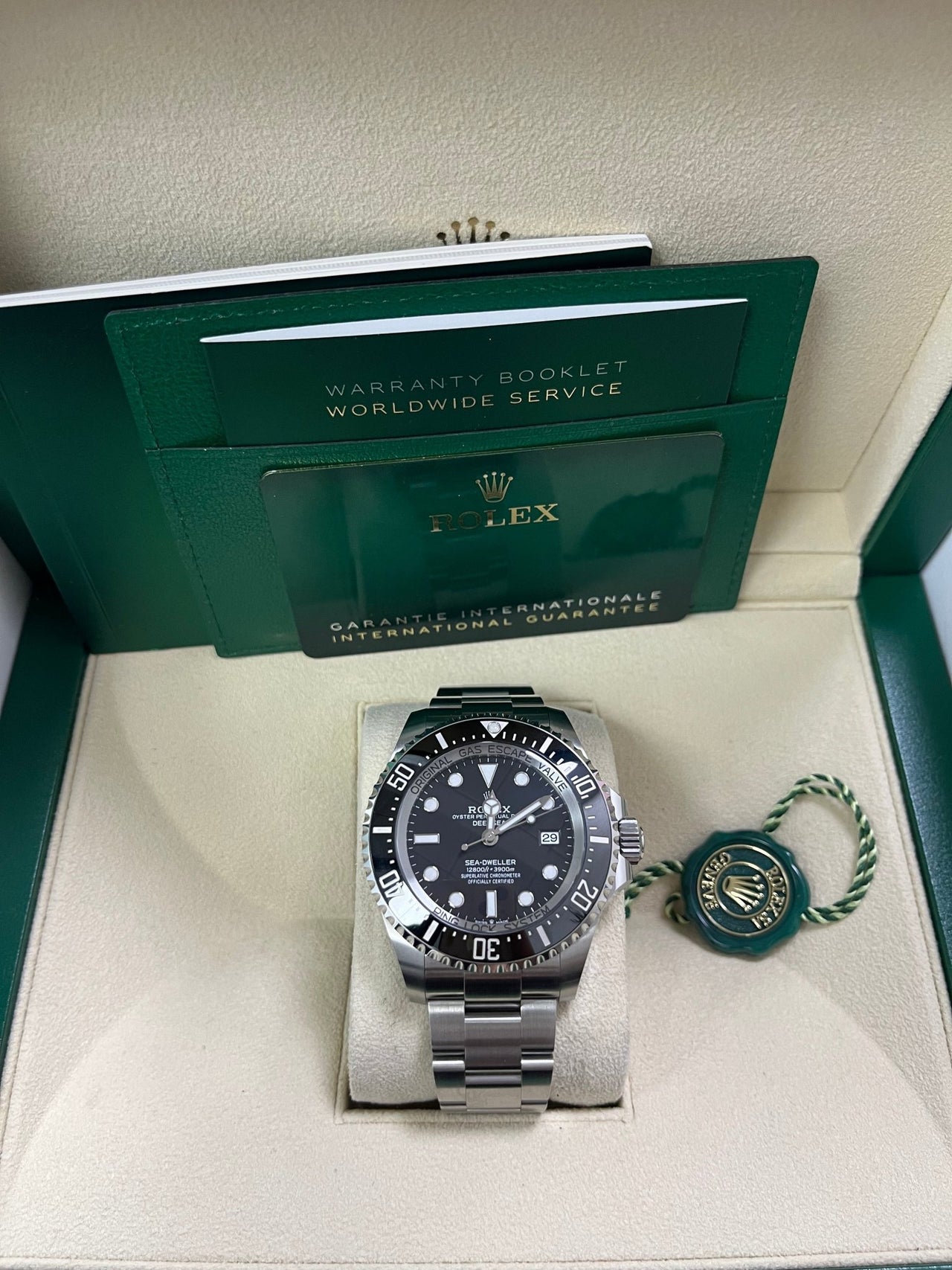 Rolex Sea - dweller Deepsea Black Dial Oyster Bracelet 136660 - WatchesOff5thWatch