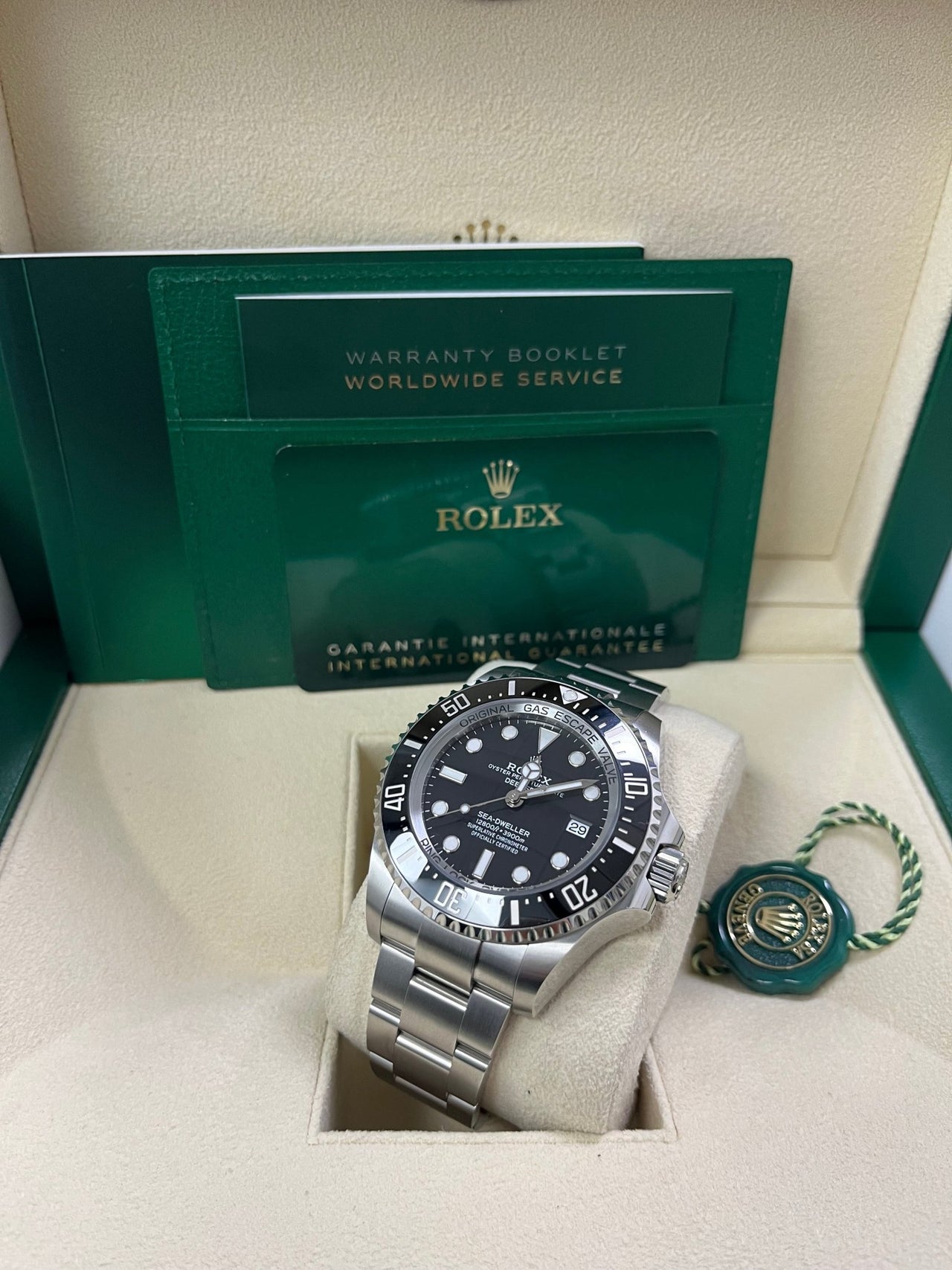 Rolex Sea - dweller Deepsea Black Dial Oyster Bracelet 136660 - WatchesOff5thWatch