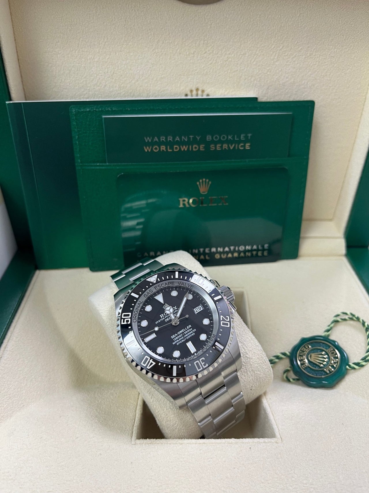 Rolex Sea - dweller Deepsea Black Dial Oyster Bracelet 136660 - WatchesOff5thWatch