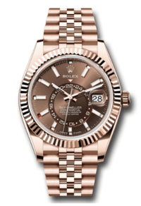 Thumbnail for Rolex Sky - Dweller Chocolate Dial Jubilee Bracelet 336935 - WatchesOff5thWatch