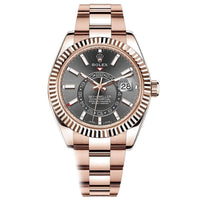 Thumbnail for Rolex Sky-Dweller Rose Gold - Dark Rhodium Index Dial - Oyster Bracelet (Ref# 326935) - WatchesOff5thWatch