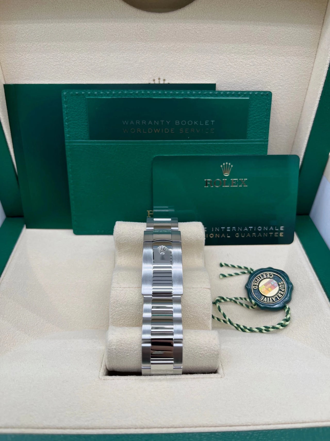Rolex Sky - Dweller White Rolesor White Index Dial Oyster Bracelet (Ref 326934) - WatchesOff5thWatch