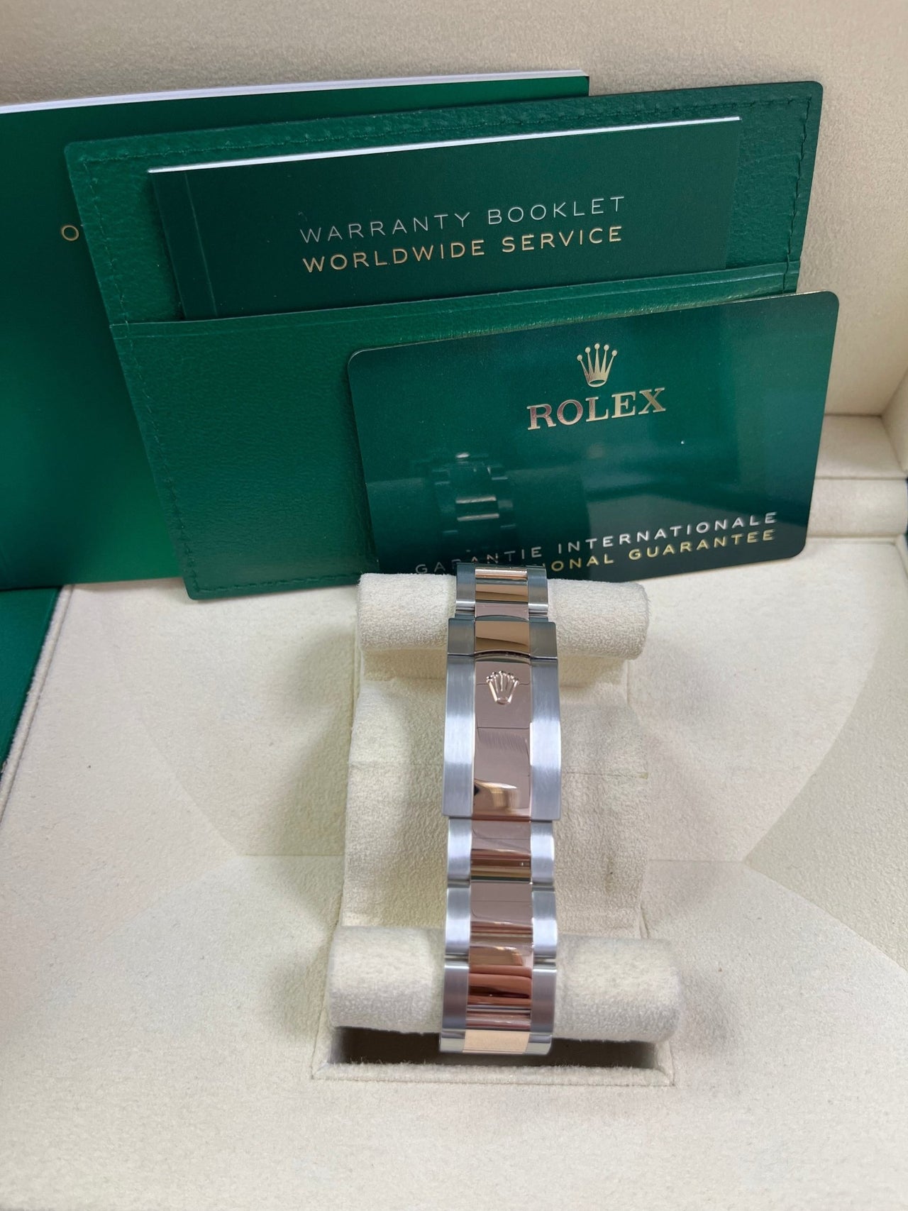 Rolex Steel and Rose Gold Datejust 41mm - Fluted Bezel - Slate Gray Wimbledon Roman Dial (Reference #126331) - WatchesOff5thWatch