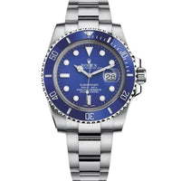 Thumbnail for Rolex Submariner Date 40mm White Gold Blue Dial Smurf (Reference 116619LB) - WatchesOff5thWatch