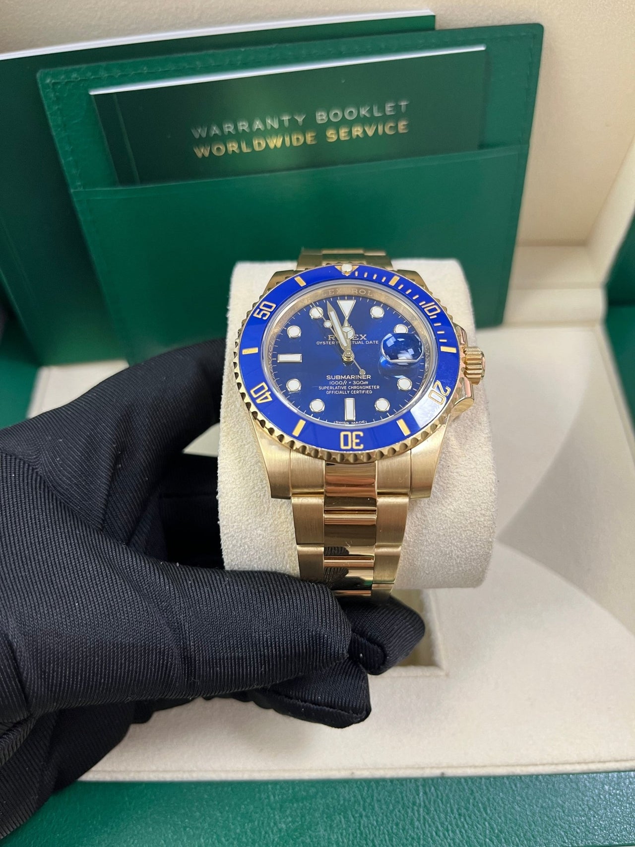 Rolex Submariner Date Yellow Gold Blue Dial 116618LB - WatchesOff5thWatch