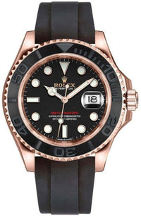 Thumbnail for Rolex Yacht - Master 40 Rose Gold Oysterflex Black Dial 116655 - WatchesOff5thWatch