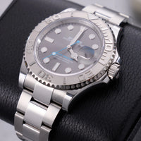 Thumbnail for Rolex Yacht-Master 40mm Platinum & Stainless Steel - Dark Rhodium Dial (Ref# 126622) - WatchesOff5thWatch