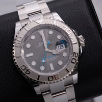 Thumbnail for Rolex Yacht-Master 40mm Platinum & Stainless Steel - Dark Rhodium Dial (Ref# 126622) - WatchesOff5thWatch
