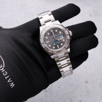 Thumbnail for Rolex Yacht-Master 40mm Platinum & Stainless Steel - Dark Rhodium Dial (Ref# 126622) - WatchesOff5thWatch