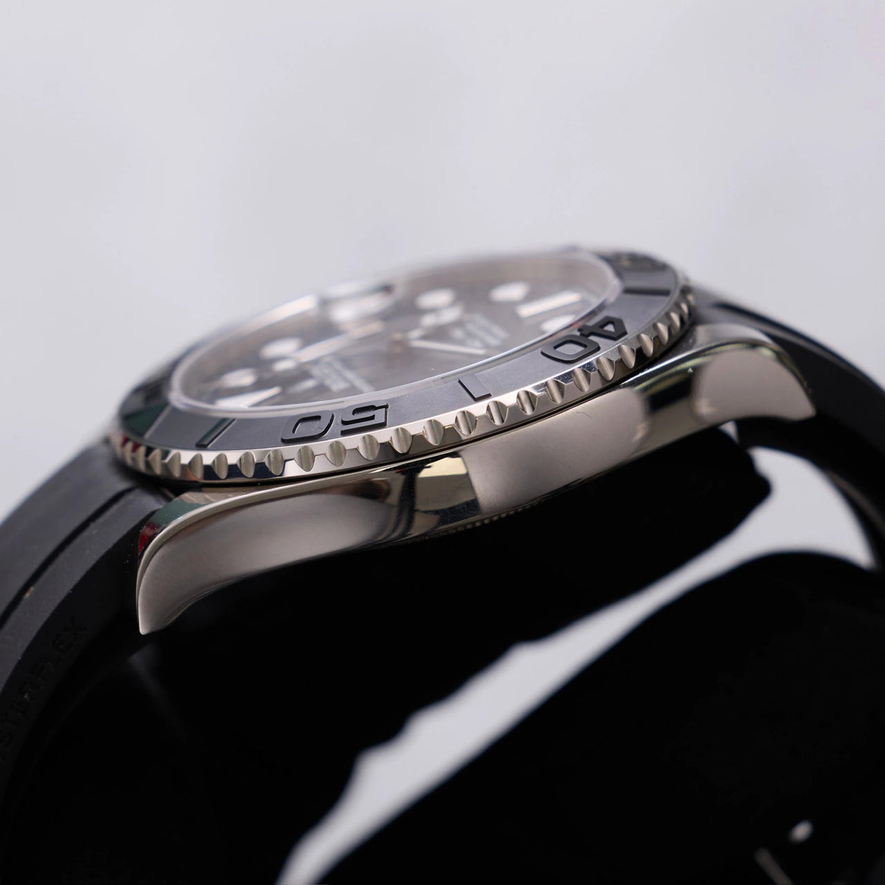 Rolex Yacht-Master 42mm 18K White Gold Falcon's Eye Dial Cerachrom Bezel Oysterflex (Ref 226659) - WatchesOff5thWatch