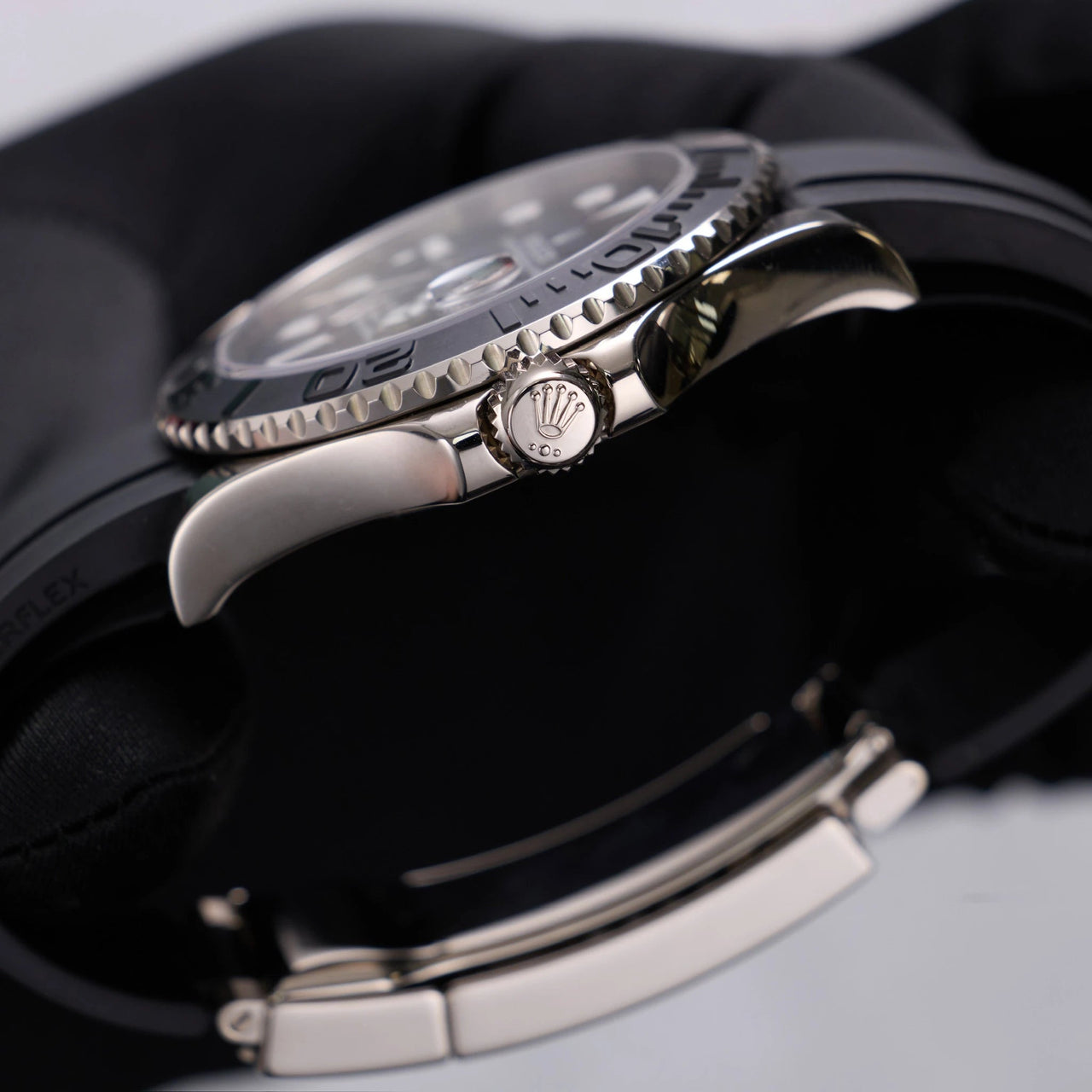 Rolex Yacht-Master 42mm 18K White Gold Falcon's Eye Dial Cerachrom Bezel Oysterflex (Ref 226659) - WatchesOff5thWatch