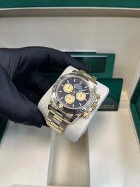 Thumbnail for Rolex Yellow Gold Black And Champagne Index Dial Oyster Bracelet 126508 Paul Newman Dial - WatchesOff5thWatch