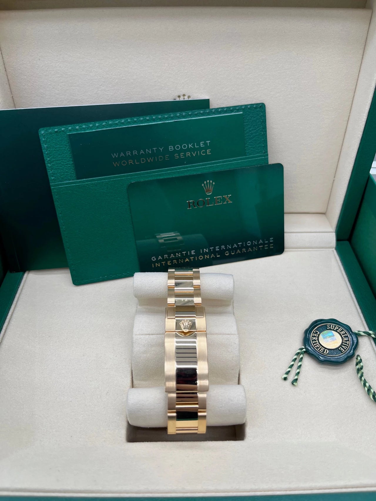 Rolex Yellow Gold Cosmograph Daytona New Release 2025 Green Dial