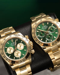 Thumbnail for Rolex Yellow Gold Cosmograph Daytona New Release 2025 Green Dial Reference 126508 - WatchesOff5thWatch