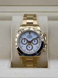 Thumbnail for Rolex Yellow Gold White Index Dial Daytona Oyster Bracelet 126508 - WatchesOff5thWatch