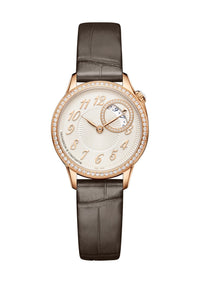 Thumbnail for Vacheron Constantin Égérie Quartz 30mm 18K Pink Gold Silver Opaline Dial Diamond Bezel (Ref# 1205F/000R-B622) - WatchesOff5thWatch