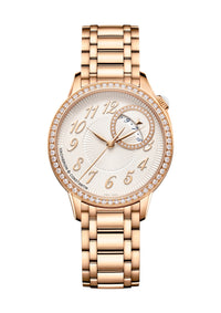 Thumbnail for Vacheron Constantin Égérie Self-Winding 35mm 18K Pink Gold Silver Opaline Dial Diamond Bezel Pink Gold Bracelet Ref 4605F/110R-B496