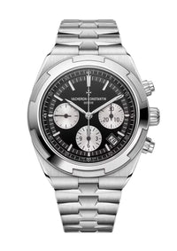 Thumbnail for Vacheron Constantin Overseas Chronograph 42.5mm Stainless Steel Black Dial (Ref 5520V/210A-B481) - WatchesOff5thWatch