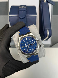 Thumbnail for Vacheron Constantin Overseas Dual Time Cardinal Points 41mm Titanium Blue Dial (Ref 7930V/210T - H074) - WatchesOff5thWatch