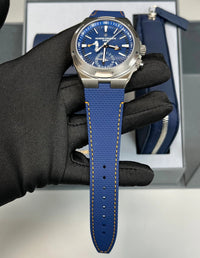 Thumbnail for Vacheron Constantin Overseas Dual Time Cardinal Points 41mm Titanium Blue Dial (Ref 7930V/210T - H074) - WatchesOff5thWatch