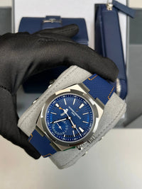 Thumbnail for Vacheron Constantin Overseas Dual Time Cardinal Points 41mm Titanium Blue Dial (Ref 7930V/210T - H074) - WatchesOff5thWatch