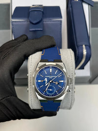 Thumbnail for Vacheron Constantin Overseas Dual Time Cardinal Points 41mm Titanium Blue Dial (Ref 7930V/210T - H074) - WatchesOff5thWatch