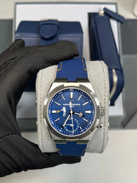 Thumbnail for Vacheron Constantin Overseas Dual Time Cardinal Points 41mm Titanium Blue Dial (Ref 7930V/210T - H074) - WatchesOff5thWatch