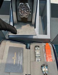 Thumbnail for Vacheron Constantin Overseas Dual Time Cardinal Points 41mm Titanium Brown Dial (Ref 7930V/210T - H072) - WatchesOff5thWatch