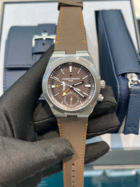 Thumbnail for Vacheron Constantin Overseas Dual Time Cardinal Points 41mm Titanium Brown Dial (Ref 7930V/210T - H072) - WatchesOff5thWatch