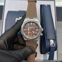 Thumbnail for Vacheron Constantin Overseas Dual Time Cardinal Points 41mm Titanium Brown Dial (Ref 7930V/210T - H072) - WatchesOff5thWatch