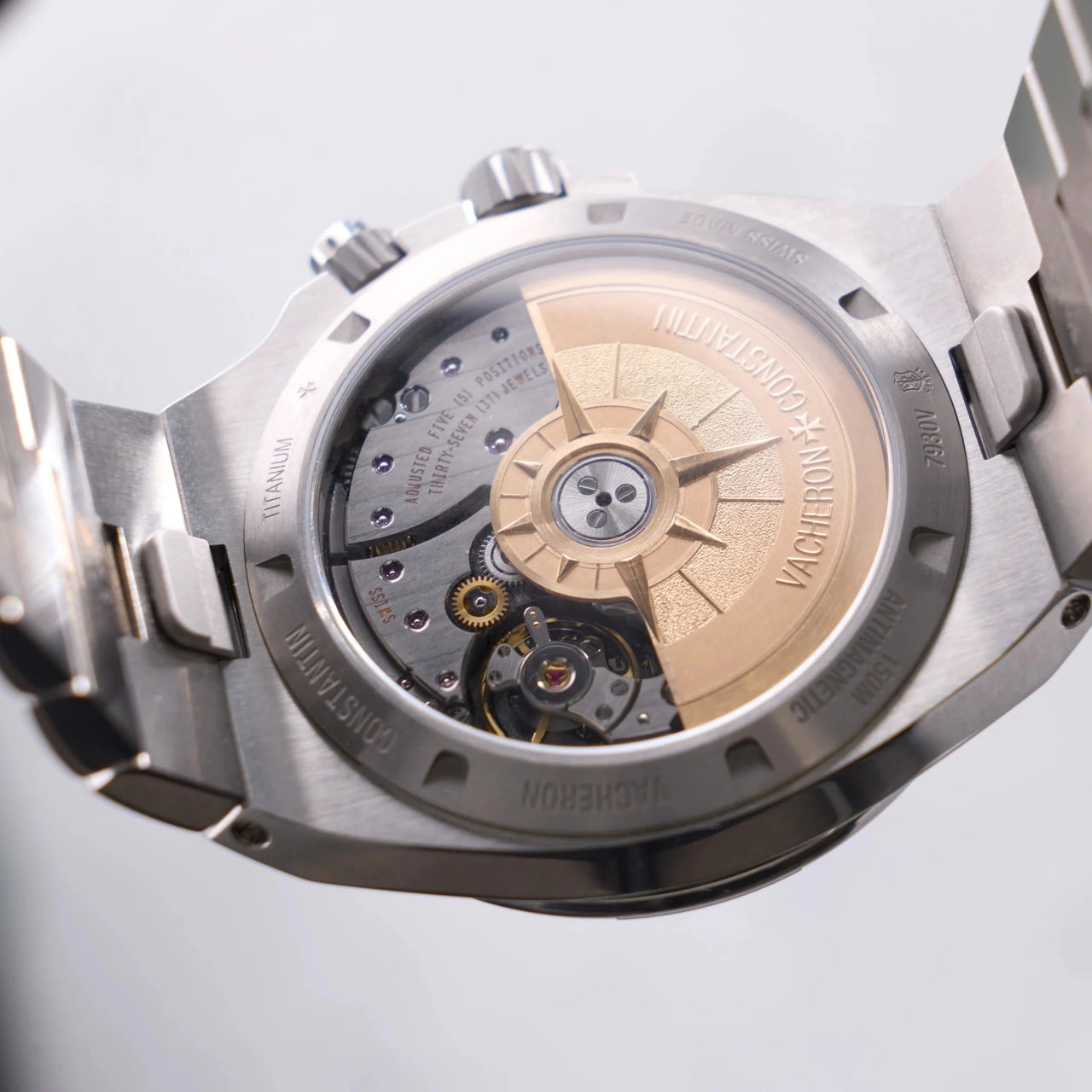 Vacheron Constantin Overseas Dual Time Cardinal Points 41mm Titanium Brown Dial (Ref 7930V/210T-H072) - WatchesOff5thWatch